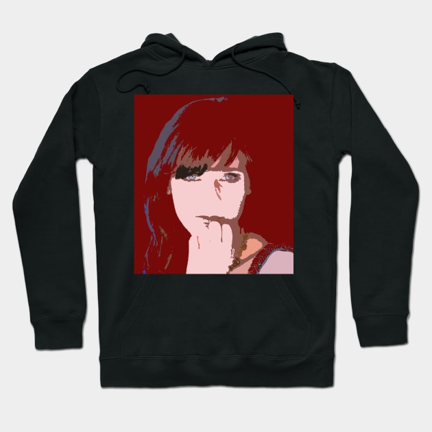 zooey deschanel Hoodie by oryan80